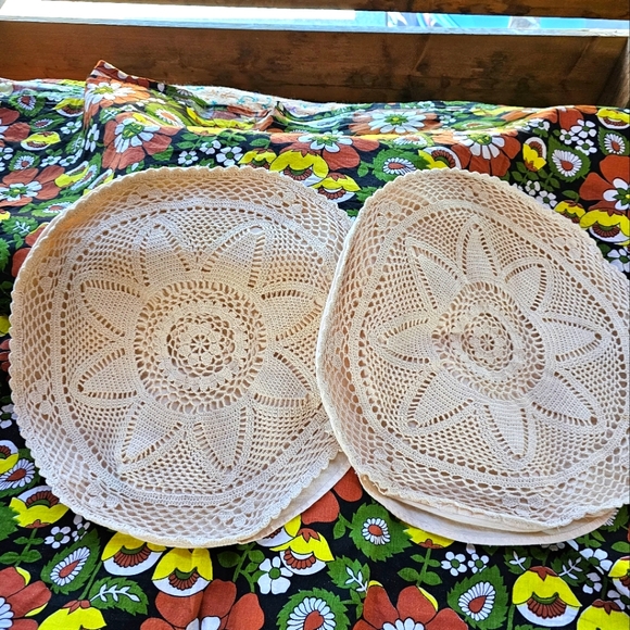 Handmade Crochet Throw Pillow Covers - Picture 2 of 5